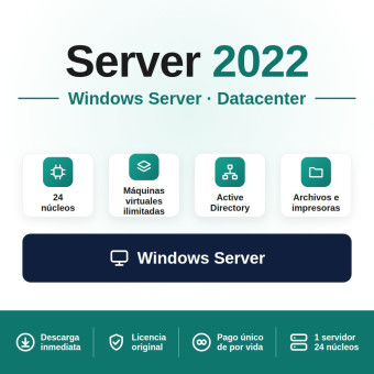 Windows Server 2022 Datacenter - 24 cores