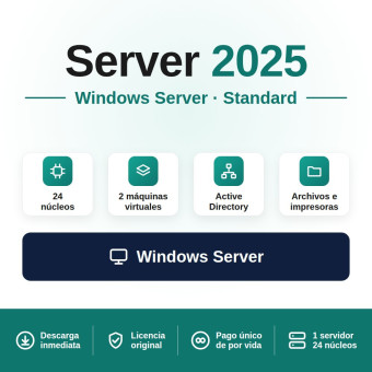 Windows Server 2025 Standard - 24 cores