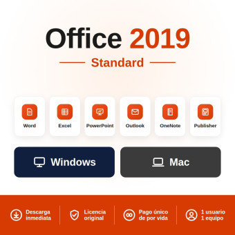 Office 2019 Standard para Windows y MacOS
